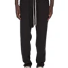 DRKSHDW FW25 CONCORDIANS CLASSIC CARGO DRAWSTRING IN BLACK COMPACT HEAVY JERSEY DU02E7370RIG-09
