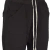 DRKSHDW FW25 CONCORDIANS CLASSIC CARGO DRAWSTRING IN BLACK COMPACT HEAVY JERSEY DU02E7370RIG-09
