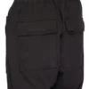 DRKSHDW FW25 CONCORDIANS CLASSIC CARGO DRAWSTRING IN BLACK COMPACT HEAVY JERSEY DU02E7370RIG-09