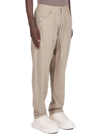 DRKSHDW FW25 CONCORDIANS CLASSIC CARGO DRAWSTRING IN DIRTY PEARL COMPACT HEAVY JERSEY DU02E7370RIG-88