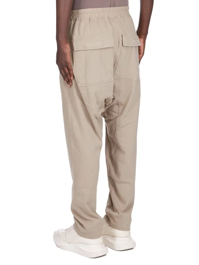 DRKSHDW FW25 CONCORDIANS CLASSIC CARGO DRAWSTRING IN DIRTY PEARL COMPACT HEAVY JERSEY DU02E7370RIG-88