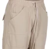 DRKSHDW FW25 CONCORDIANS CLASSIC CARGO DRAWSTRING IN DIRTY PEARL COMPACT HEAVY JERSEY DU02E7370RIG-88