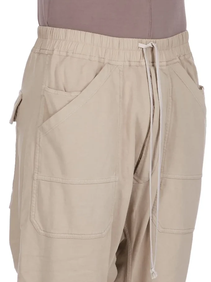 DRKSHDW FW25 CONCORDIANS CLASSIC CARGO DRAWSTRING IN DIRTY PEARL COMPACT HEAVY JERSEY DU02E7370RIG-88