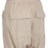 DRKSHDW FW25 CONCORDIANS CLASSIC CARGO DRAWSTRING IN DIRTY PEARL COMPACT HEAVY JERSEY DU02E7370RIG-88