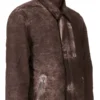 DRKSHDW FW25 CONCORDIANS CONCEALED ZIPFRONT JKT IN DRKDUST BRUSHED COTTON. DU02E7775BMO-78