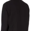 DRKSHDW FW25 CONCORDIANS CREWNECK SWEAT IN BLACK COMPACT HEAVY JERSEY. DU02E7279RIGP-09