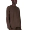 DRKSHDW FW25 CONCORDIANS CREWNECK SWEAT IN DARK DUST COMPACT HEAVY JERSEY. DU02E7279RIGP-78