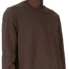 DRKSHDW FW25 CONCORDIANS CREWNECK SWEAT IN DARK DUST COMPACT HEAVY JERSEY. DU02E7279RIGP-78
