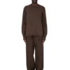 DRKSHDW FW25 CONCORDIANS CREWNECK SWEAT IN DARK DUST COMPACT HEAVY JERSEY. DU02E7279RIGP-78