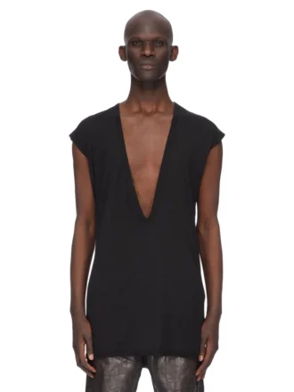DRKSHDW FW25 CONCORDIANS DYLAN T IN BLACK BLACK COTTON GAUZE JERSEY DU02E7157BH-09
