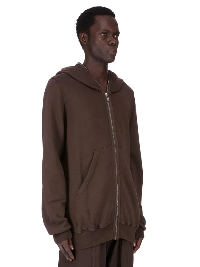 DRKSHDW FW25 CONCORDIANS JUMBO GIMP HOODIE IN DARK DUST SLUB FELPA DU02E7283FSL-78