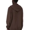 DRKSHDW FW25 CONCORDIANS JUMBO GIMP HOODIE IN DARK DUST SLUB FELPA DU02E7283FSL-78