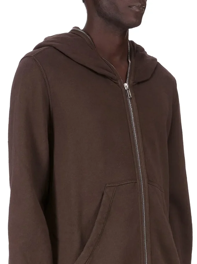 DRKSHDW FW25 CONCORDIANS JUMBO GIMP HOODIE IN DARK DUST SLUB FELPA DU02E7283FSL-78
