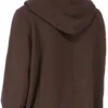 DRKSHDW FW25 CONCORDIANS JUMBO GIMP HOODIE IN DARK DUST SLUB FELPA DU02E7283FSL-78