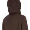 DRKSHDW FW25 CONCORDIANS JUMBO GIMP HOODIE IN DARK DUST SLUB FELPA DU02E7283FSL-78