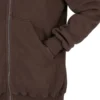 DRKSHDW FW25 CONCORDIANS JUMBO GIMP HOODIE IN DARK DUST SLUB FELPA DU02E7283FSL-78