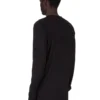 DRKSHDW FW25 CONCORDIANS LEVEL LS T IN BLACK MEDIUM WEIGHT COTTON JERSEY DU02E7260RNEP4-0908