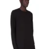 DRKSHDW FW25 CONCORDIANS LEVEL T IN BLACK COTTON GAUZE JERSEY DU02E7260BH-09