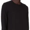 DRKSHDW FW25 CONCORDIANS LEVEL T IN BLACK COTTON GAUZE JERSEY DU02E7260BH-09