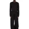 DRKSHDW FW25 CONCORDIANS LEVEL T IN BLACK COTTON GAUZE JERSEY DU02E7260BH-09