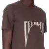 DRKSHDW FW25 CONCORDIANS LEVEL T IN DIRTY DARKDUST/PEAR MEDIUM WEIGHT COTTON JERSEY DU02E7250RNEP4P-7808