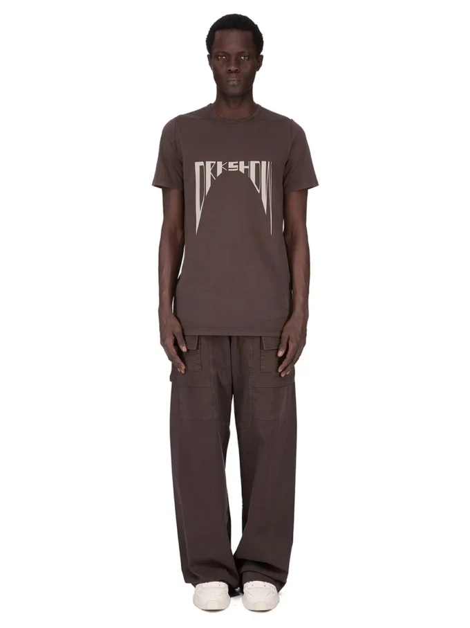 DRKSHDW FW25 CONCORDIANS LEVEL T IN DIRTY DARKDUST/PEAR MEDIUM WEIGHT COTTON JERSEY DU02E7250RNEP4P-7808