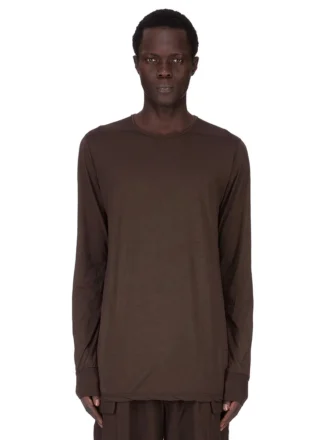 DRKSHDW FW25 CONCORDIANS LS LEVEL T IN DARK DUST COTTON GAUZE JERSEY DU02E7260BH-78