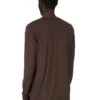 DRKSHDW FW25 CONCORDIANS LS LEVEL T IN DARK DUST COTTON GAUZE JERSEY DU02E7260BH-78