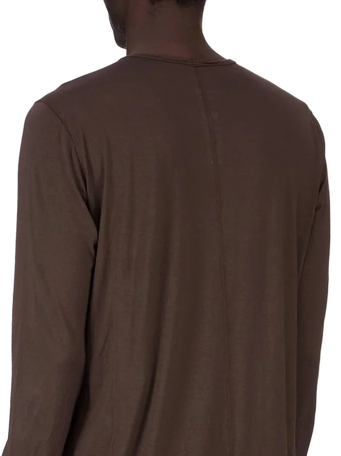 DRKSHDW FW25 CONCORDIANS LS LEVEL T IN DARK DUST COTTON GAUZE JERSEY DU02E7260BH-78