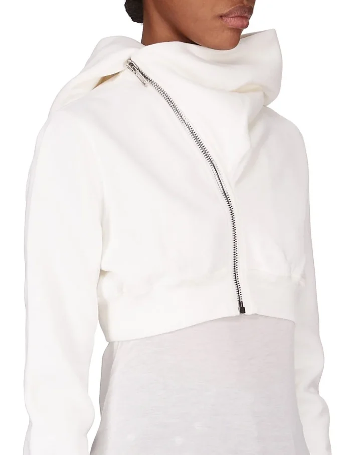 DRKSHDW FW25 CONCORDIANS MICRO MOUNTAIN HOODIE IN MILK FURKA HEAVY SWEATSHIRT DS02E7237F-11