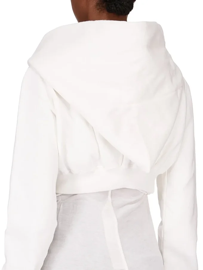 DRKSHDW FW25 CONCORDIANS MICRO MOUNTAIN HOODIE IN MILK FURKA HEAVY SWEATSHIRT DS02E7237F-11