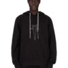 DRKSHDW FW25 CONCORDIANS OVERSIZED HOODIE IN BLACK/PEARL FURKA HEAVY SWEATSHIRT DU02E7262FEP3P-0908