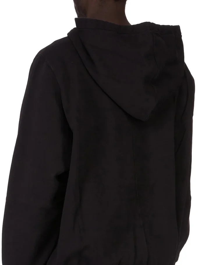 DRKSHDW FW25 CONCORDIANS OVERSIZED HOODIE IN BLACK/PEARL FURKA HEAVY SWEATSHIRT DU02E7262FEP3P-0908