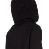 DRKSHDW FW25 CONCORDIANS OVERSIZED HOODIE IN BLACK/PEARL FURKA HEAVY SWEATSHIRT DU02E7262FEP3P-0908