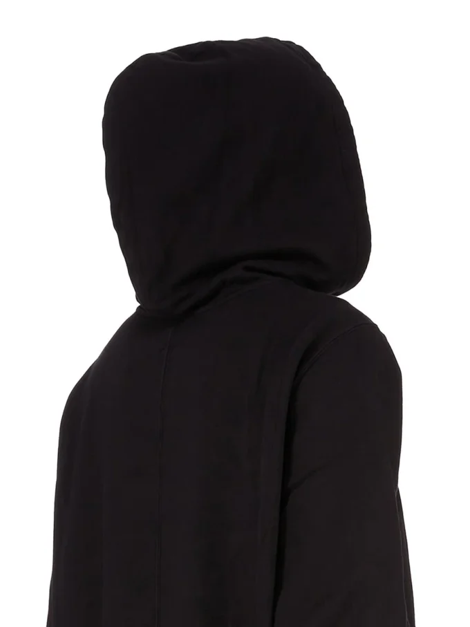 DRKSHDW FW25 CONCORDIANS OVERSIZED HOODIE IN BLACK/PEARL FURKA HEAVY SWEATSHIRT DU02E7262FEP3P-0908