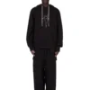 DRKSHDW FW25 CONCORDIANS OVERSIZED HOODIE IN BLACK/PEARL FURKA HEAVY SWEATSHIRT DU02E7262FEP3P-0908