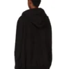 DRKSHDW FW25 CONCORDIANS OVERSIZED HOODIE IN BLACK/PEARL SLUP FELPA DS02E7241FSLP1P-0908