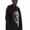DRKSHDW FW25 CONCORDIANS PETER HOODIE BLACK/PEARL FURKA HEAVY SWEATSHIRT DU02E7280FEP1P-0908