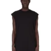DRKSHDW FW25 CONCORDIANS TARP T IN BLACK COTTON GAUZE JERSEY DU02E7158BH-09