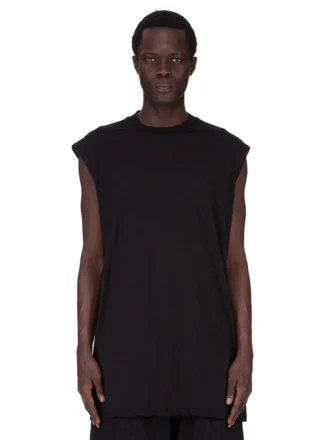 DRKSHDW FW25 CONCORDIANS TARP T IN BLACK COTTON GAUZE JERSEY DU02E7158BH-09