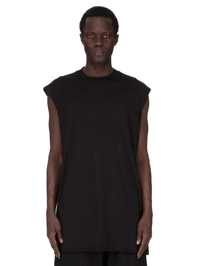 DRKSHDW FW25 CONCORDIANS TARP T IN BLACK COTTON GAUZE JERSEY DU02E7158BH-09