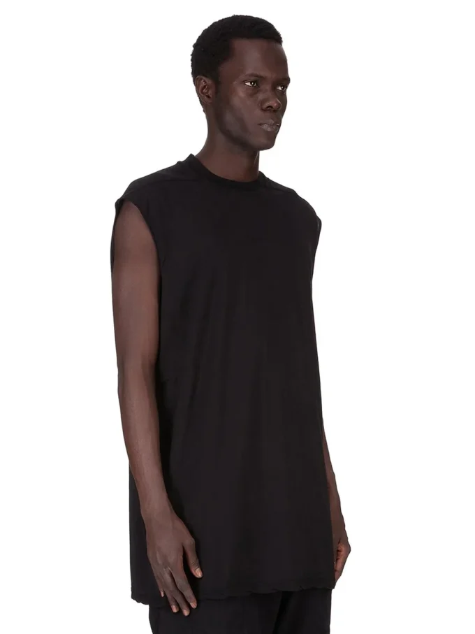 DRKSHDW FW25 CONCORDIANS TARP T IN BLACK COTTON GAUZE JERSEY DU02E7158BH-09
