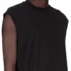 DRKSHDW FW25 CONCORDIANS TARP T IN BLACK COTTON GAUZE JERSEY DU02E7158BH-09