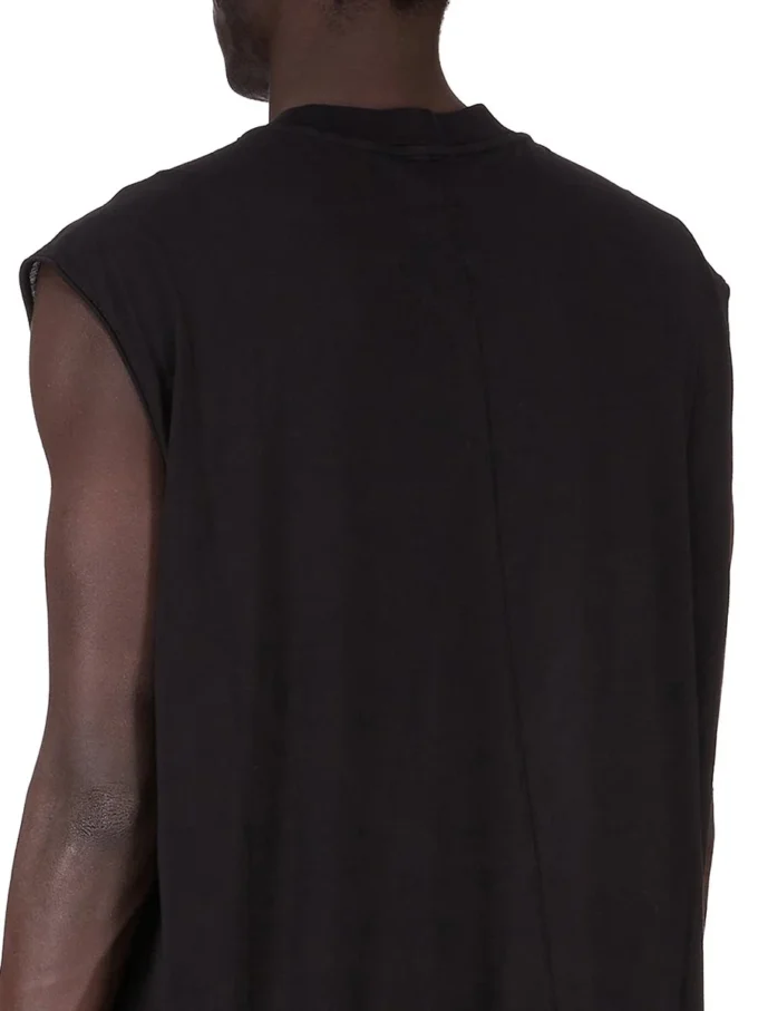 DRKSHDW FW25 CONCORDIANS TARP T IN BLACK COTTON GAUZE JERSEY DU02E7158BH-09
