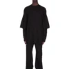 DRKSHDW FW25 CONCORDIANS TOMMY HUSTLER SWEAT IN BLACK DOUBLE BRUSHED JERSEY DU02E7266JDB-09
