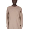 DRKSHDW FW25 CONCORDIANS TOMMY LS SWEAT IN DIRTY PEARL DOUBLE BRUSHED JERSEY DU02E7292JDBP-88