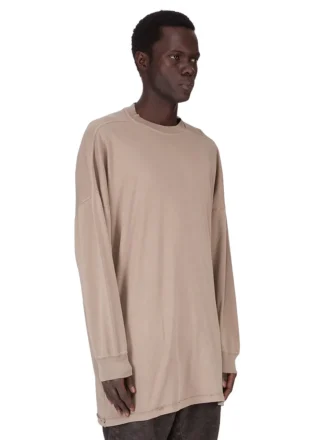 DRKSHDW FW25 CONCORDIANS TOMMY LS SWEAT IN DIRTY PEARL DOUBLE BRUSHED JERSEY DU02E7292JDBP-88