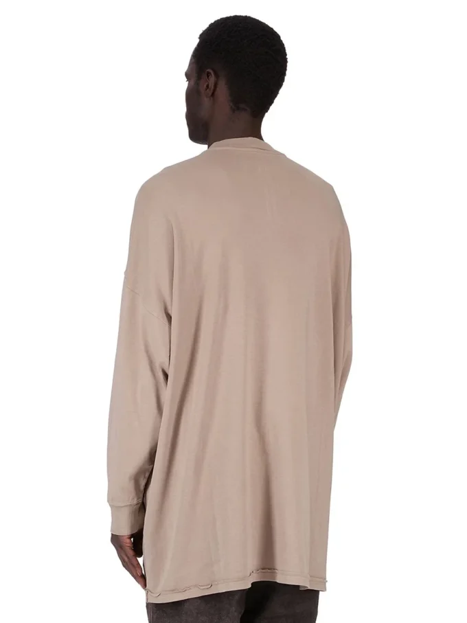 DRKSHDW FW25 CONCORDIANS TOMMY LS SWEAT IN DIRTY PEARL DOUBLE BRUSHED JERSEY DU02E7292JDBP-88