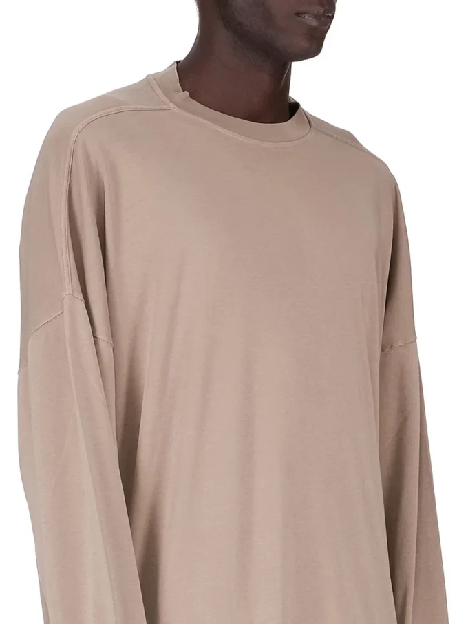 DRKSHDW FW25 CONCORDIANS TOMMY LS SWEAT IN DIRTY PEARL DOUBLE BRUSHED JERSEY DU02E7292JDBP-88