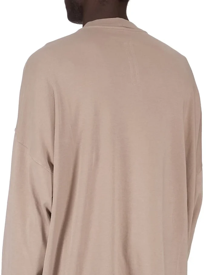 DRKSHDW FW25 CONCORDIANS TOMMY LS SWEAT IN DIRTY PEARL DOUBLE BRUSHED JERSEY DU02E7292JDBP-88